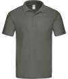 SS229 630500 Fruit of the Loom Original Piqué Polo Shirt Light Graphite colour image